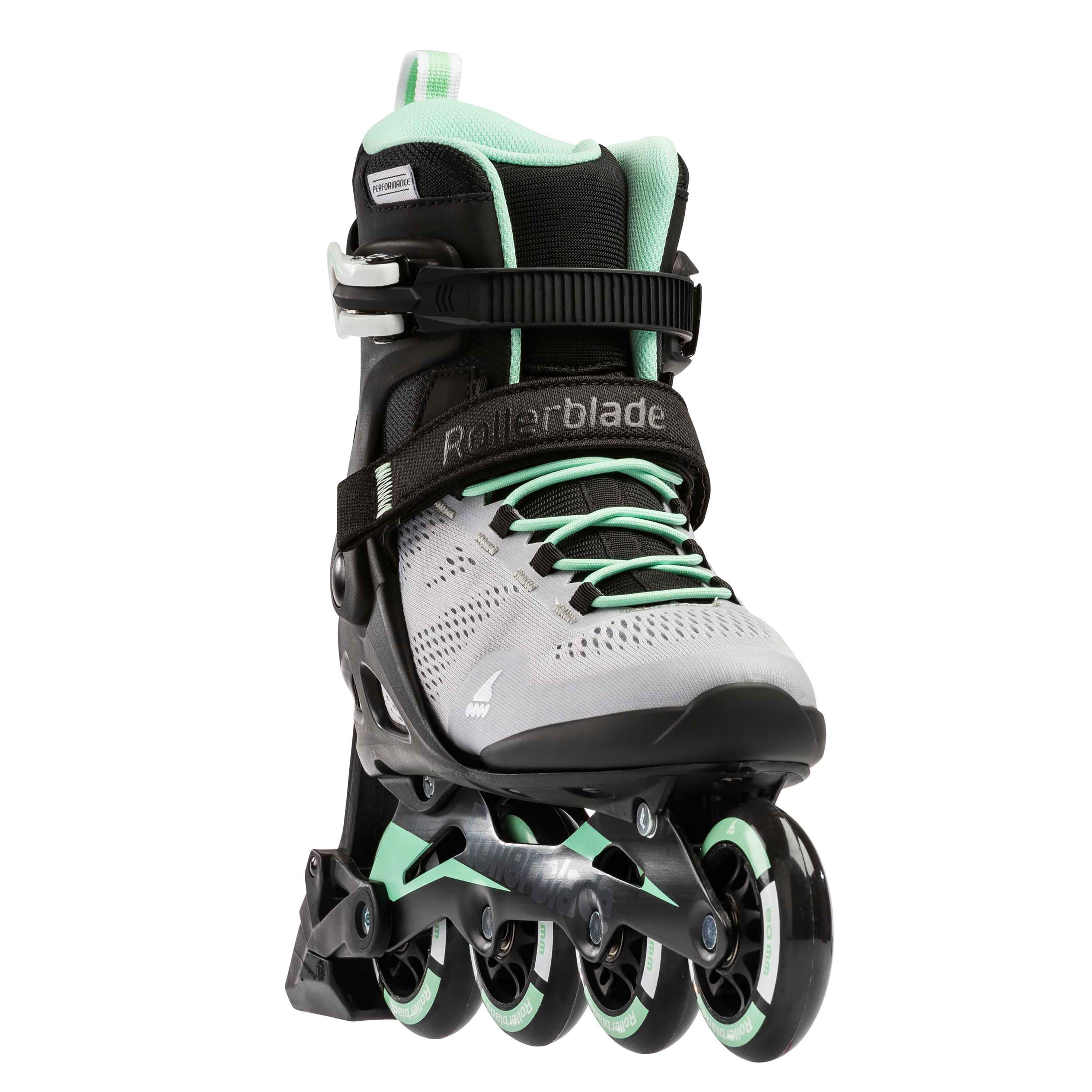 ROLLERBLADE MACROBLADE 80 ABT W, GRIS GLACIER/MENTHE, 38.5 4/6