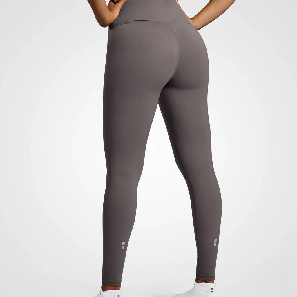 Women's Smart Leggings Padel/Tennis Dark Grey
