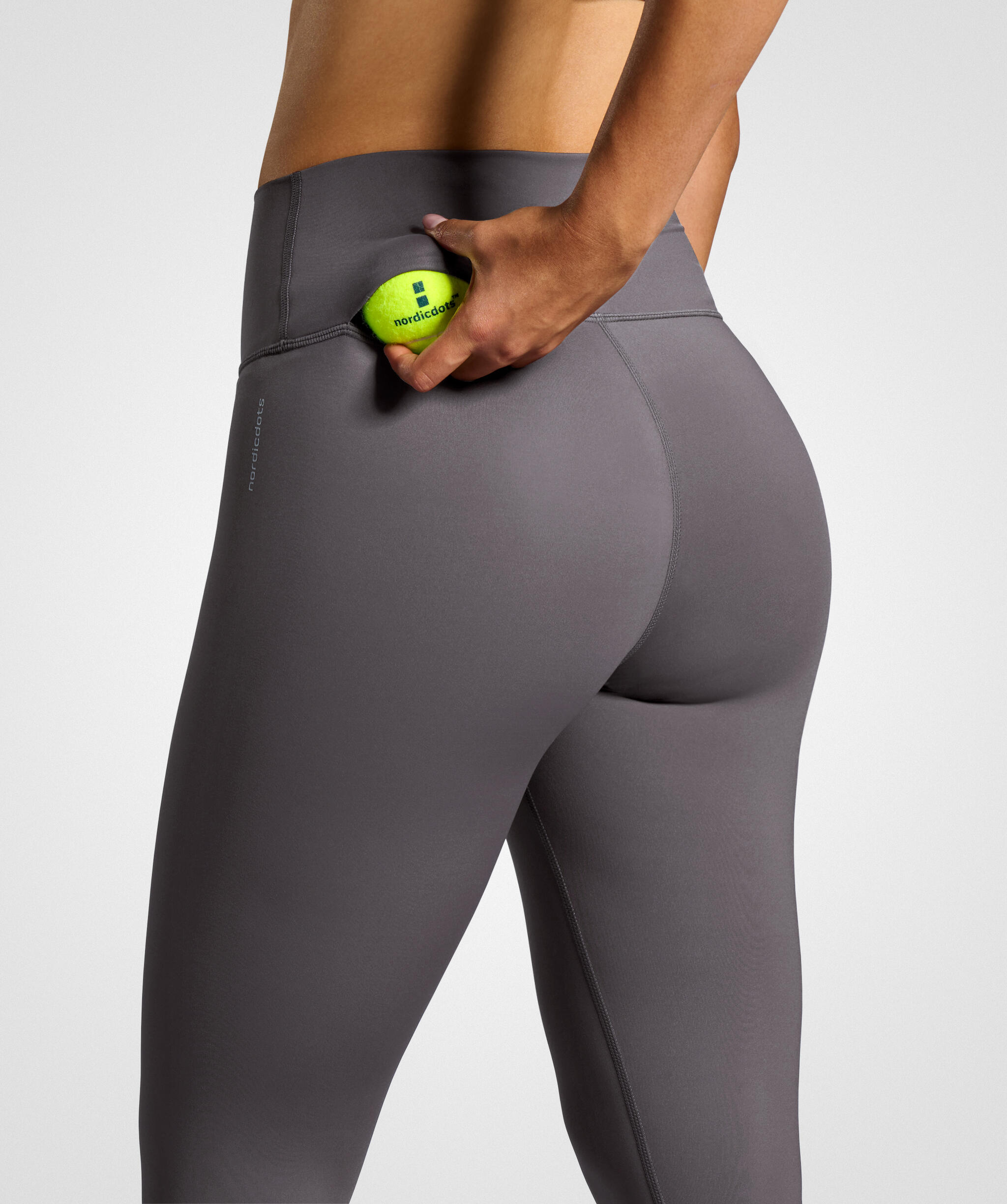 Legging Smart Tennis/Padel Gris oscuro, Mujer 2/2