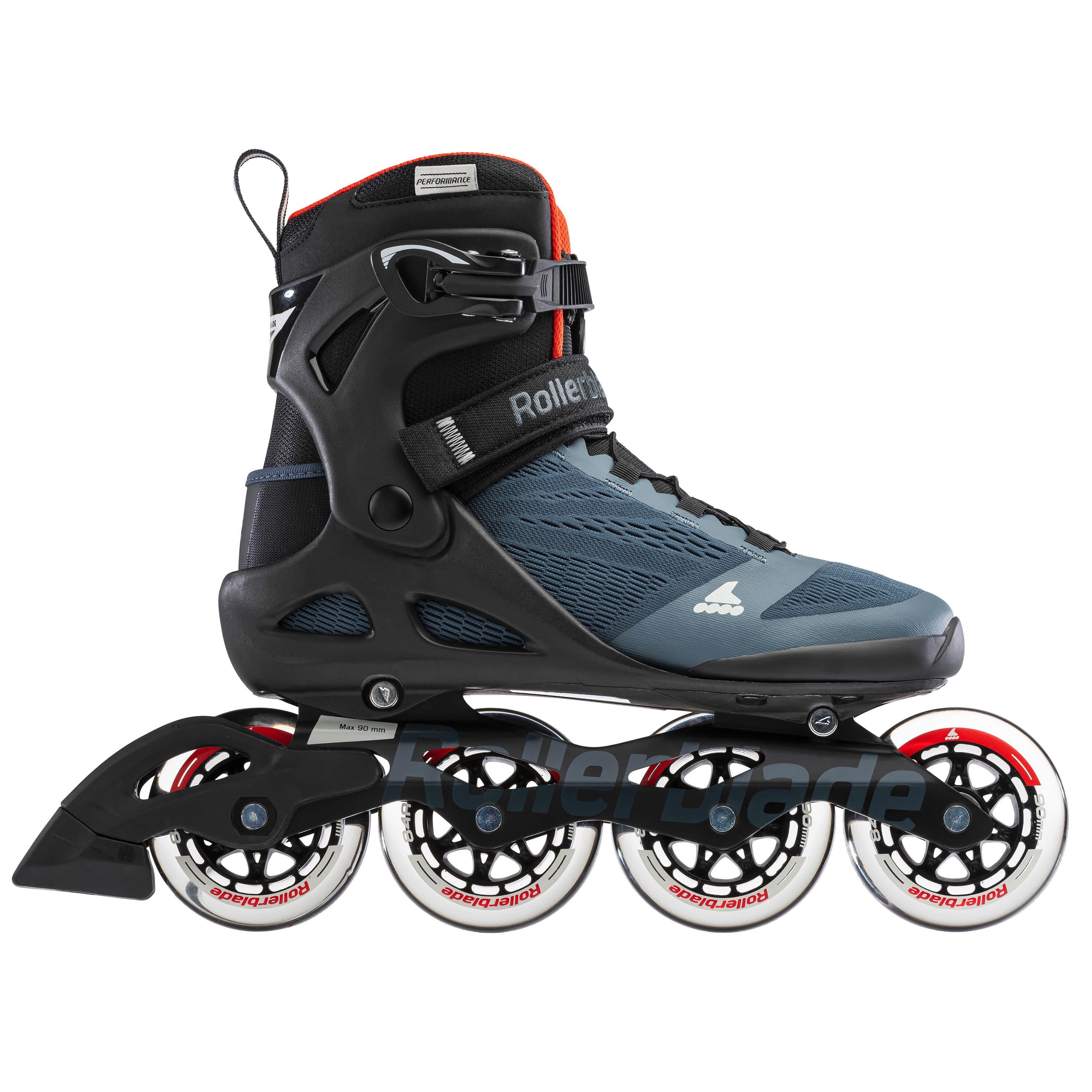 ROLLERBLADE MACROBLADE 90, AZUL ORION/ NARANJA PICANTE, 45 3/4