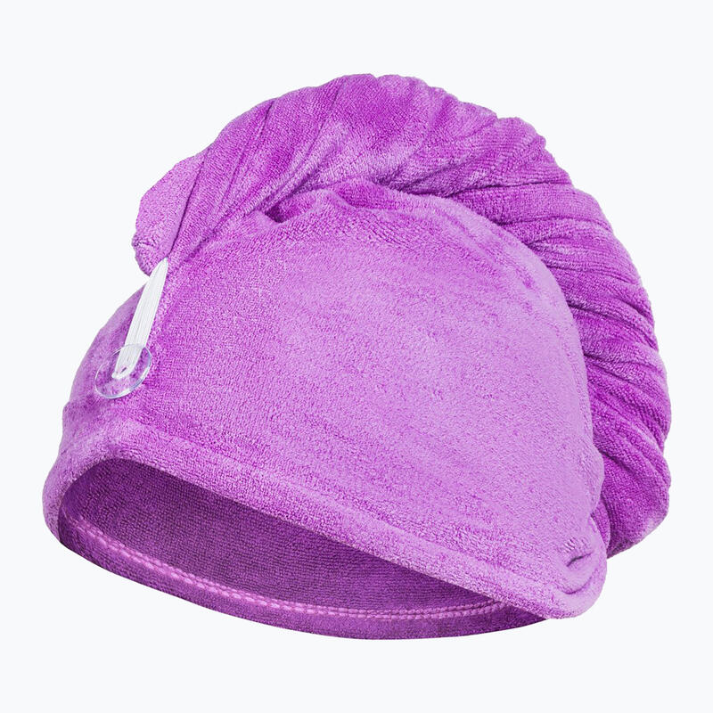 AQUA-SPEED Head Towel prosop turban violet 146 25 x 65 cm