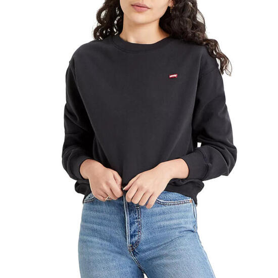 Maglia e felpa da donna Levis Standard nera.