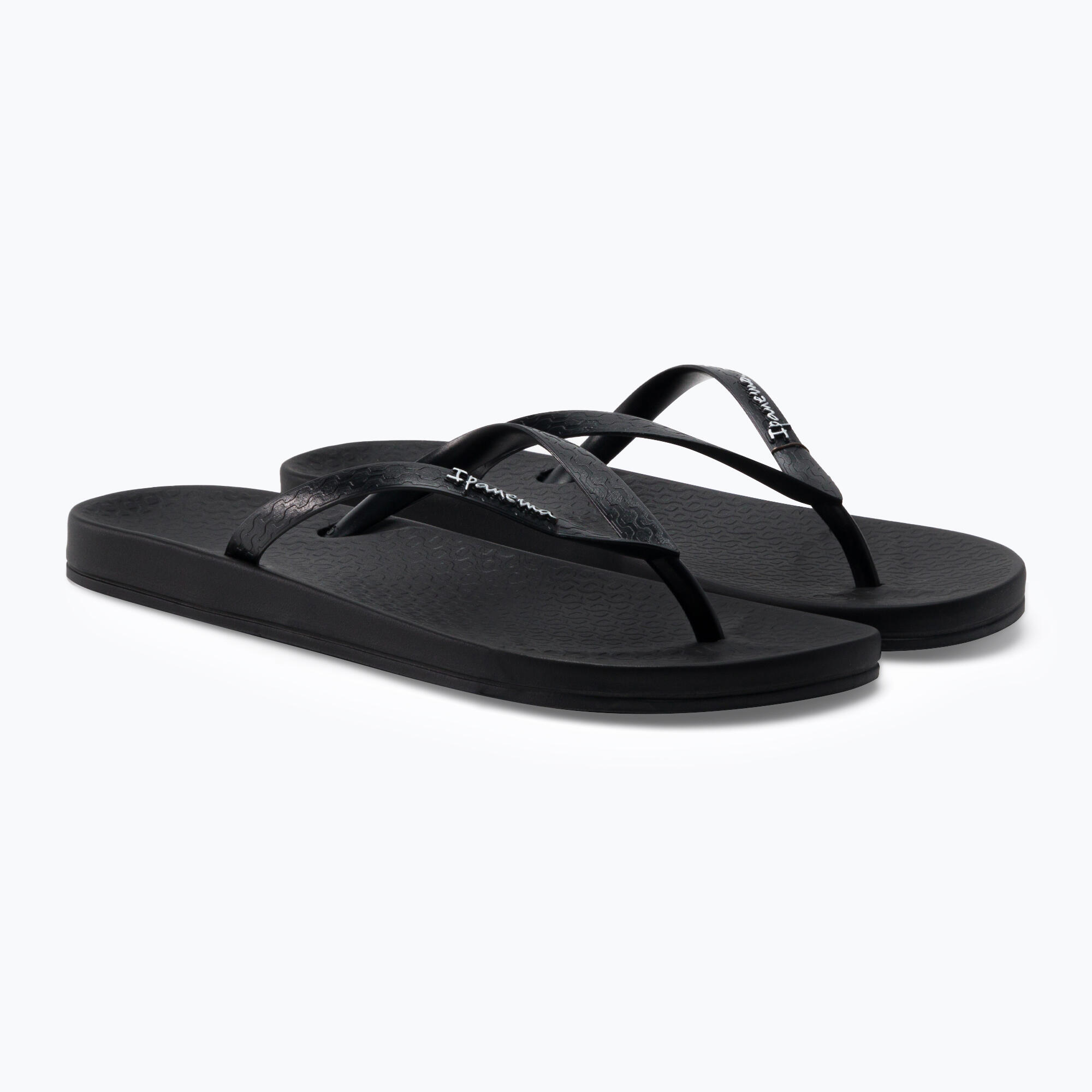 Sandálias Ipanema Anatomic Tan pretas confortáveis 5/7
