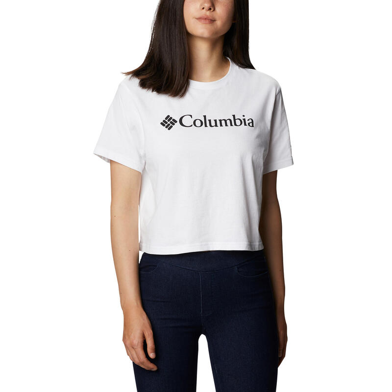 Columbia North Cascades cropped trekking-T-shirt voor dames