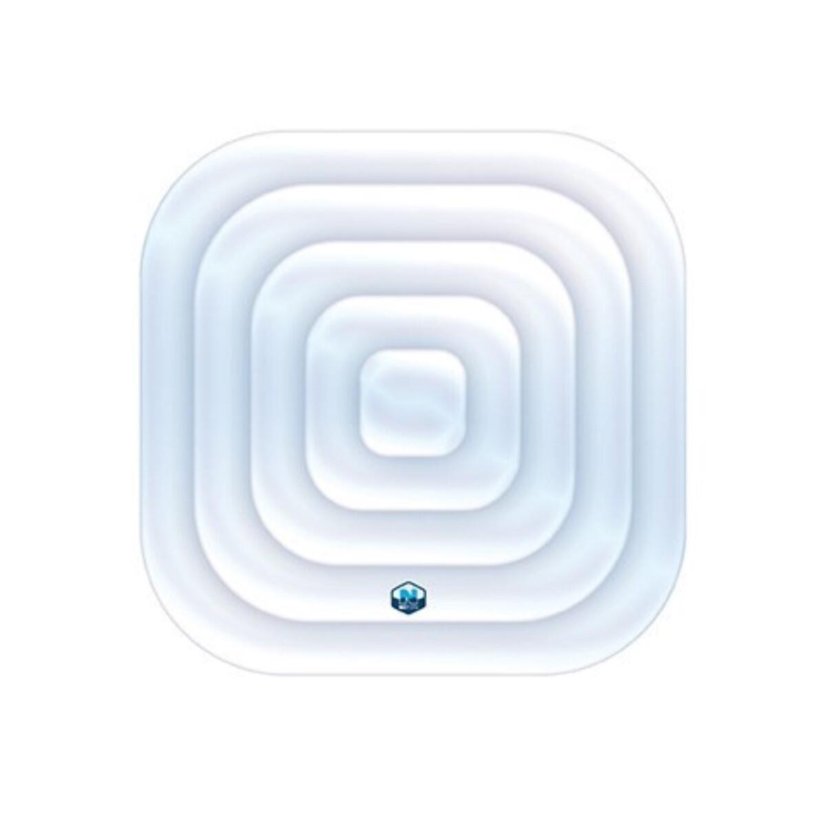 Netspa - Netspa Couvercle Gonflable Pour Spa Carré 128x128cm (aspen) - Spa - Blanc|bleu - No Size - Decathlon