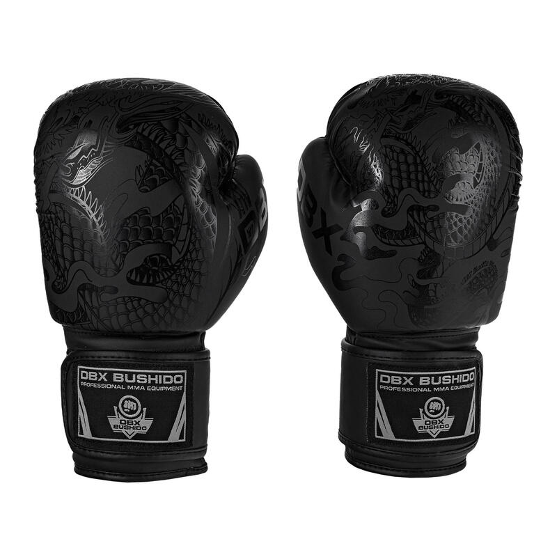 Guantes de boxeo para DBX Bushido adultas B-2V18 Dragón negro