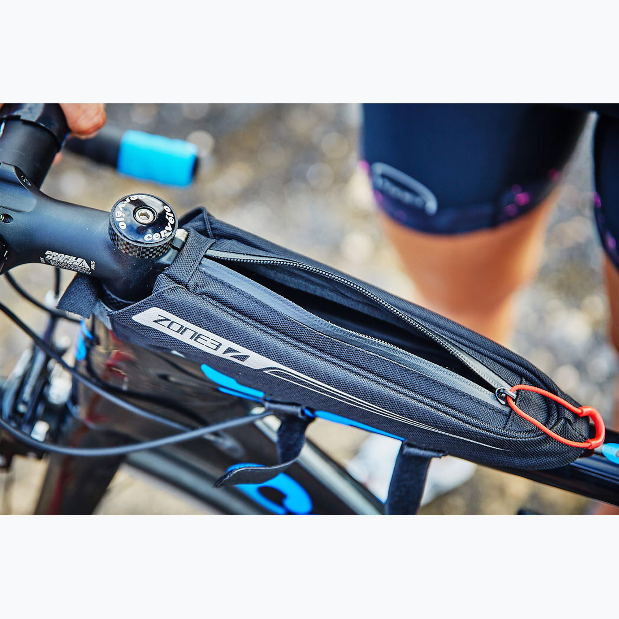 Bicycle Top Tube Bag Triathlon Prime Nutrition Pouch Top Tube Bag