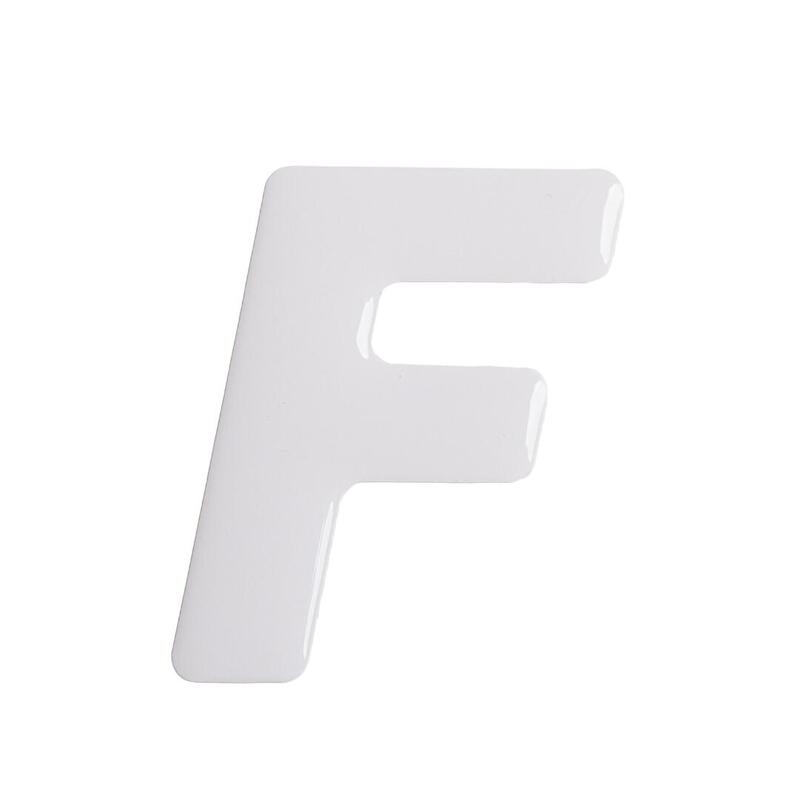 Naklejka wielkie “F” - samoprzylepna litera na pakę jeździecką