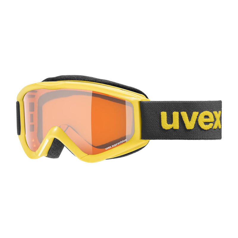 Masque de ski UVEX Speedy Pro jaune/jaune or pour enfants