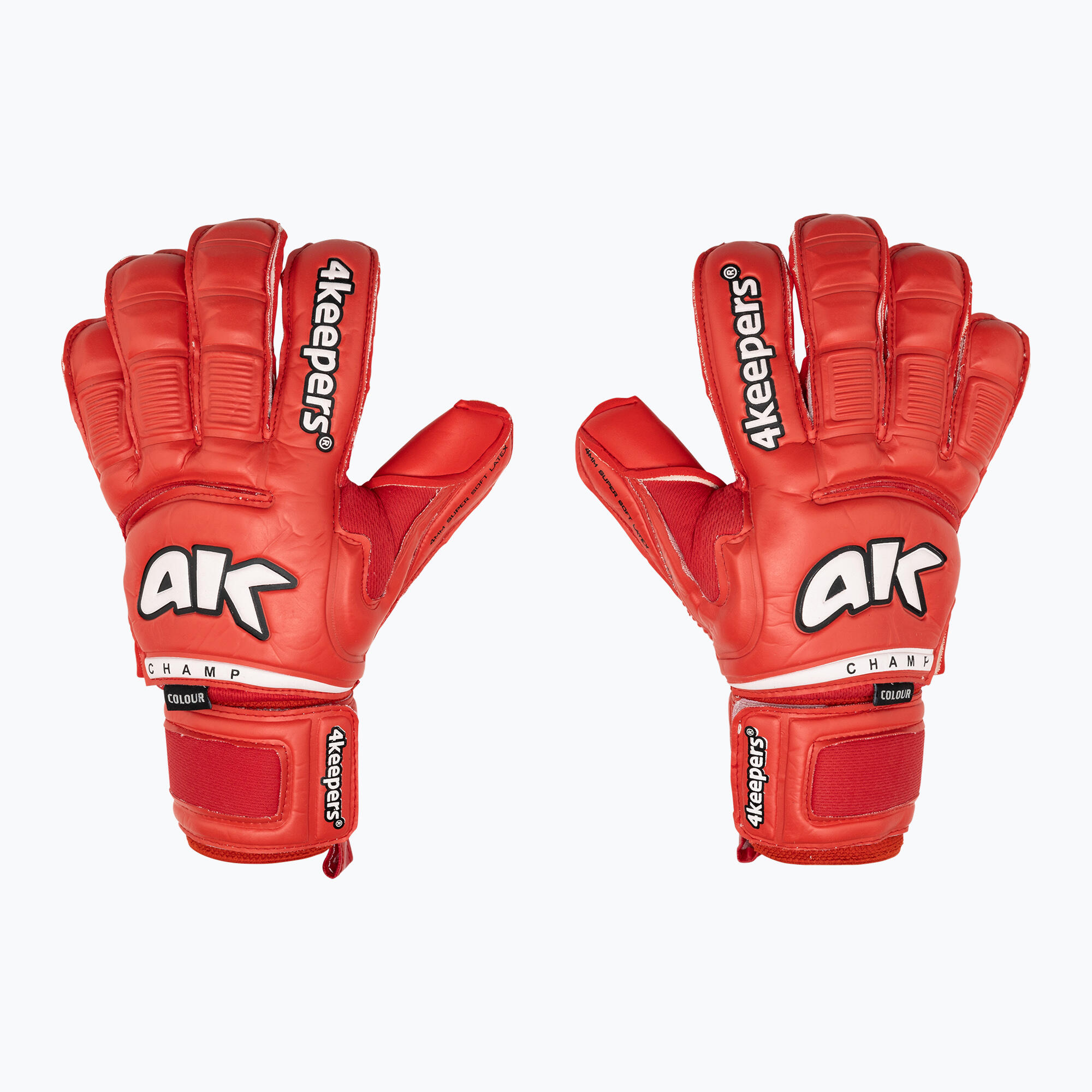Rękawice bramkarskie dziecięce 4Keepers Champ Colour Red VI RF2G 4/6