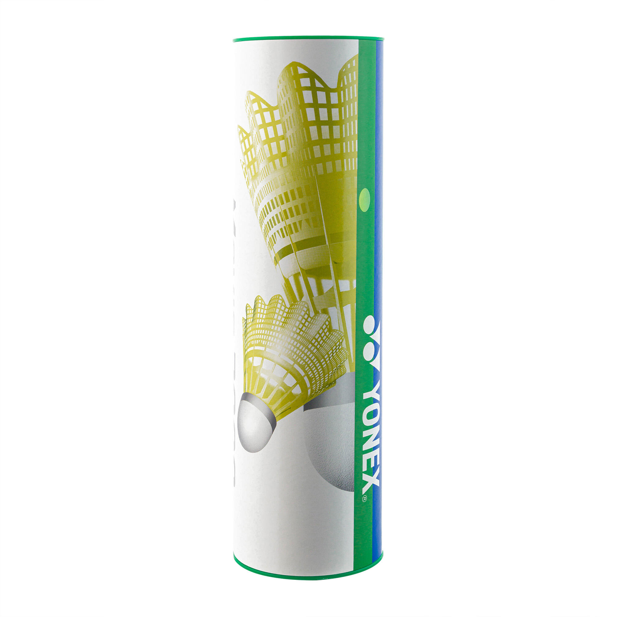 YONEX YONEX Mavis 2000 Y langzame badmintonshuttles 6 stuks.