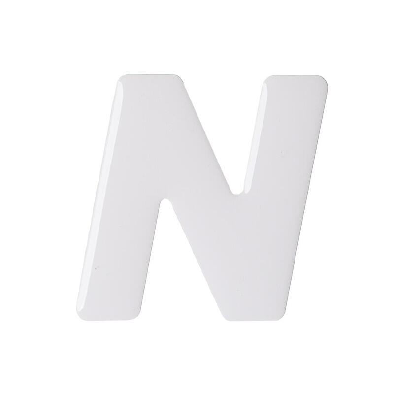 Naklejka wielkie “N” - samoprzylepna litera na pakę jeździecką