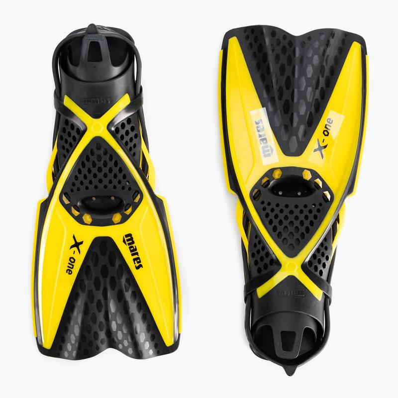 Set snorkeling Mares AQ - X-ONE MAREA, Galben, L-XL