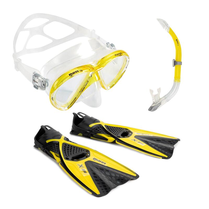 Mares X-One Buceo Kit Mark Mask + Pipe + Fins