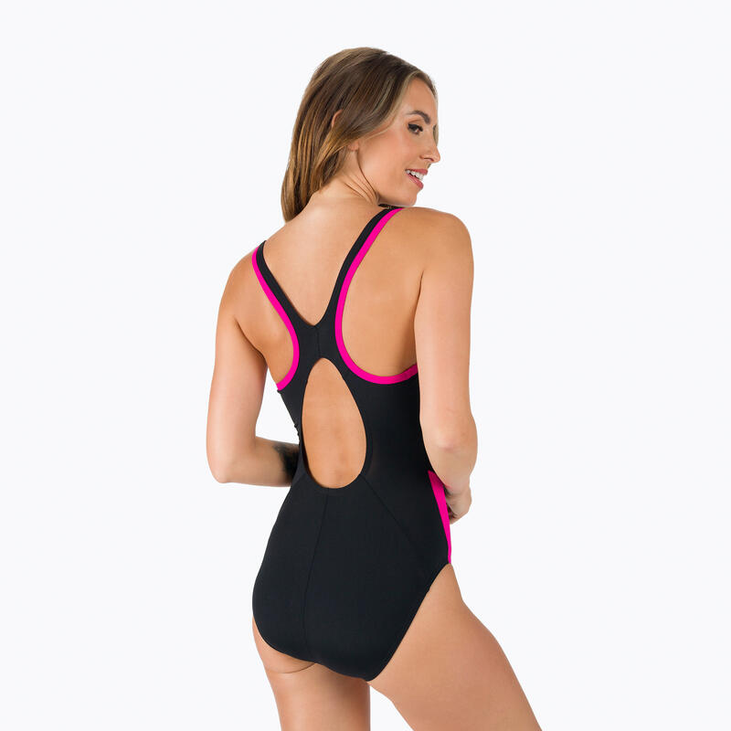 Maillot de bain une pièce Speedo Boom Logo Splice Muscleback pour femmes