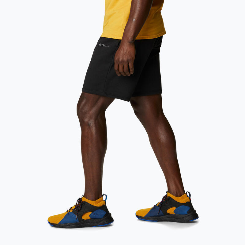 M Columbia Logo Fleece Short férfi sport rövidnadrág - fekete