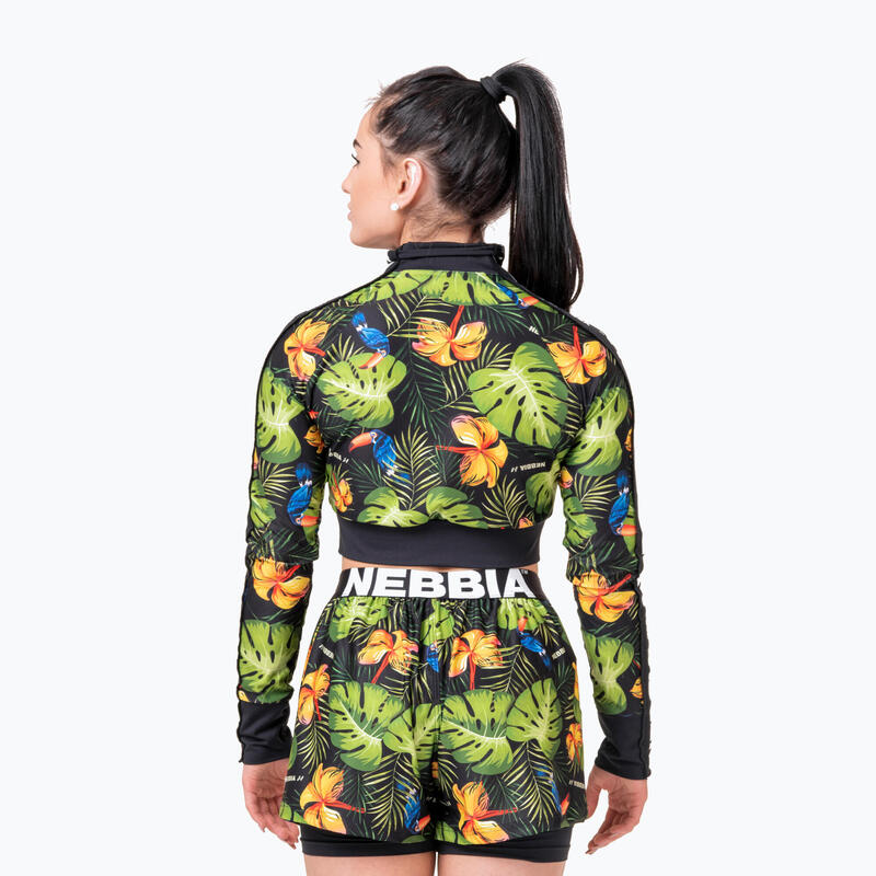 Sudadera mujer NEBBIA High-Energy Cropped