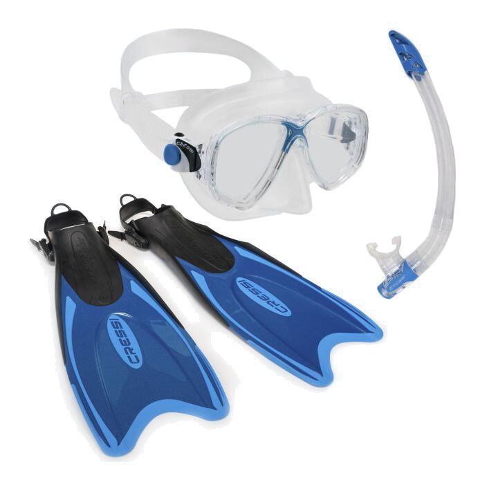 Cressi Palau Marea Bag búvárszett maszk + snorkel + uszonyok