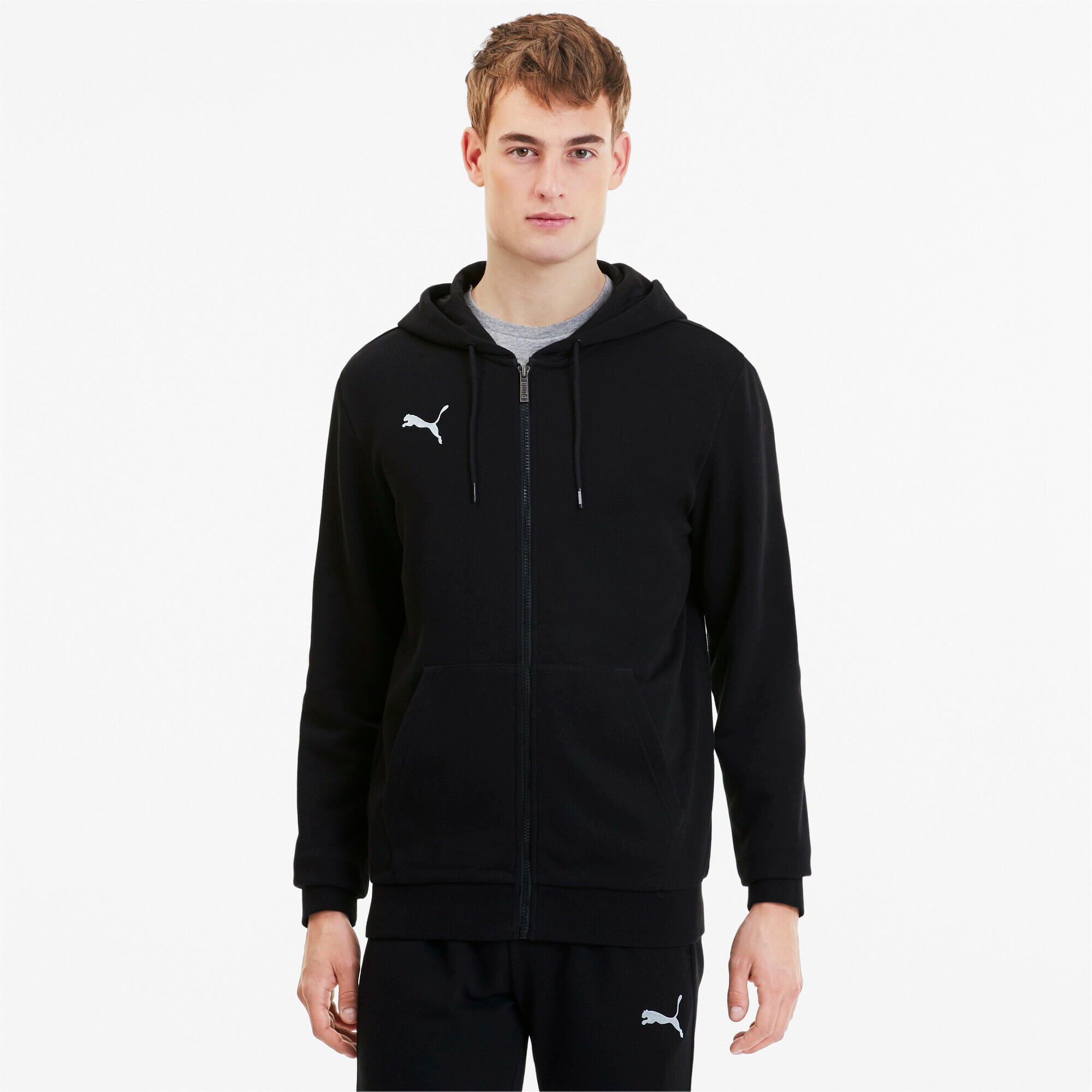 Felpa con cappuccio Puma team Goal 23 Casuals 3/6