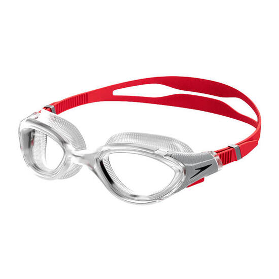 Occhialini Speedo Biofuse 2.0 - Rosso/Argento/Trasparente