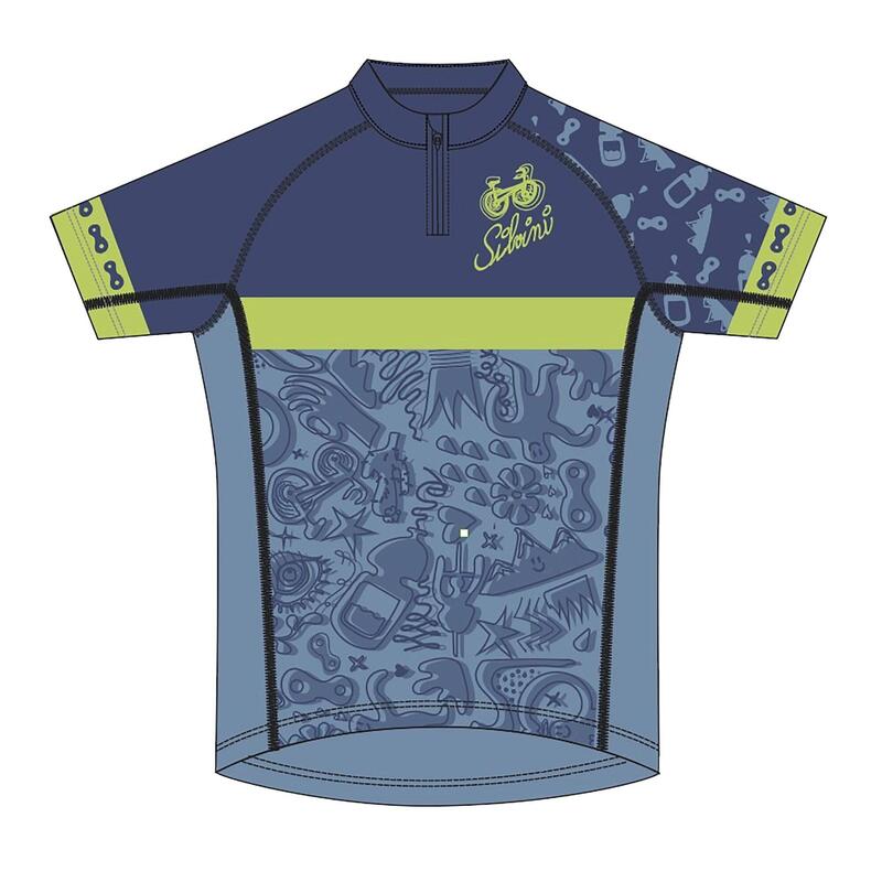 Maglia da ciclismo da bambino SILVINI Scrivia