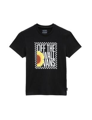 Camisetas para Niño Vans Negro