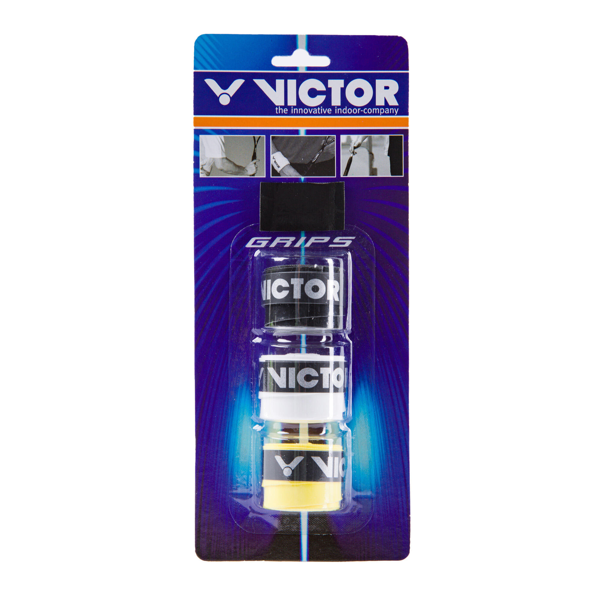 Enveloppe de raquette de badminton VICTOR Overgrip Pro 3/3