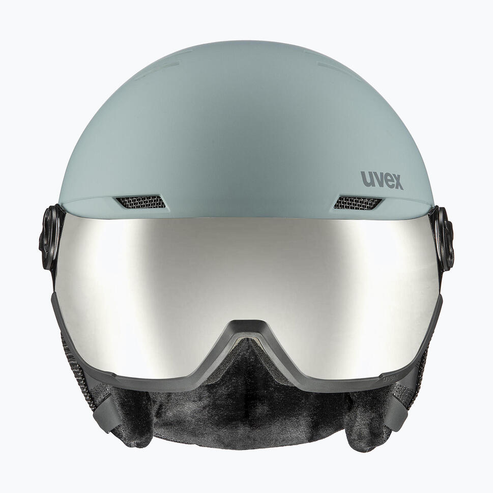 Kask narciarski Uvex Wanted Visor, z szybą