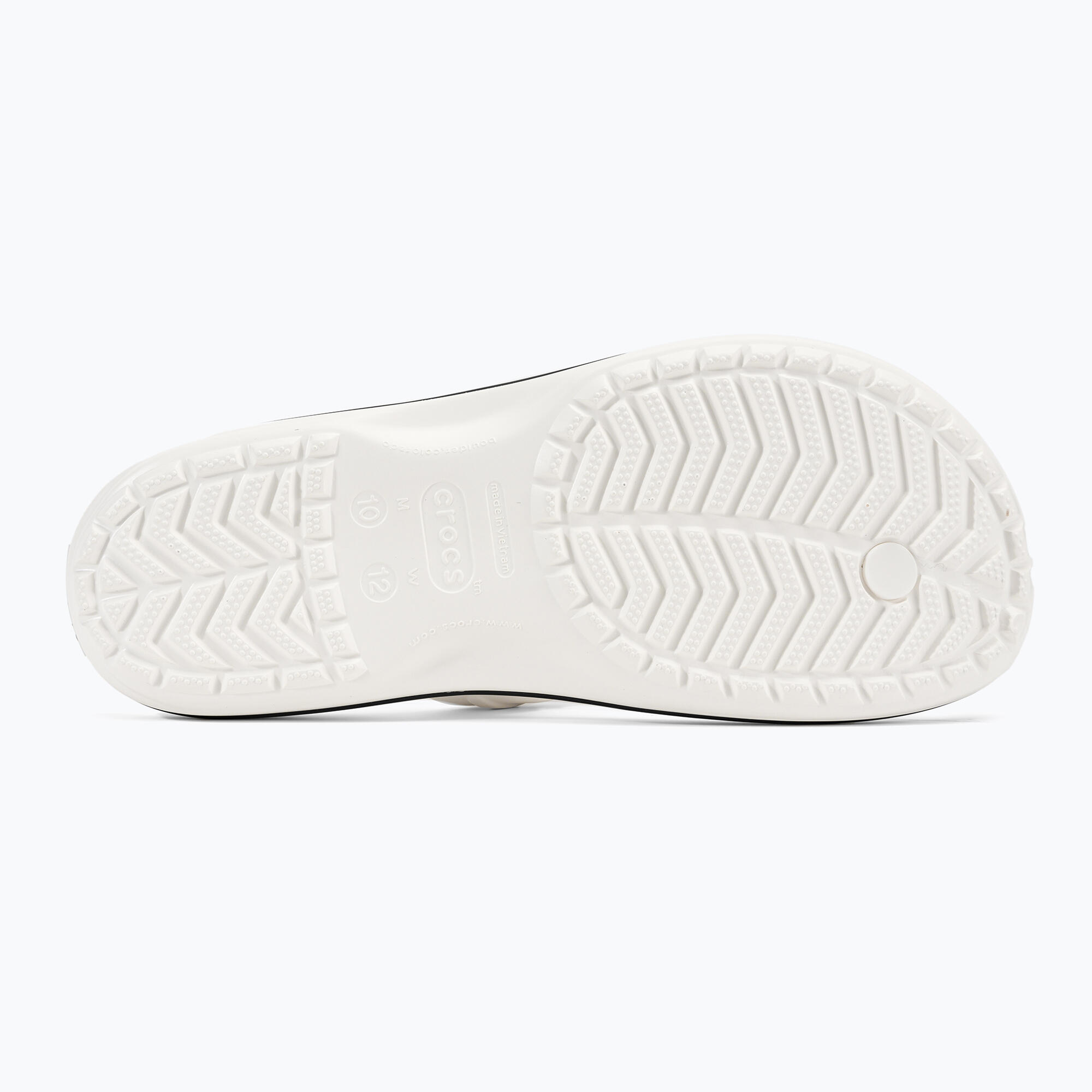 Crocs Crocband sandálias de dedo brancas 5/6