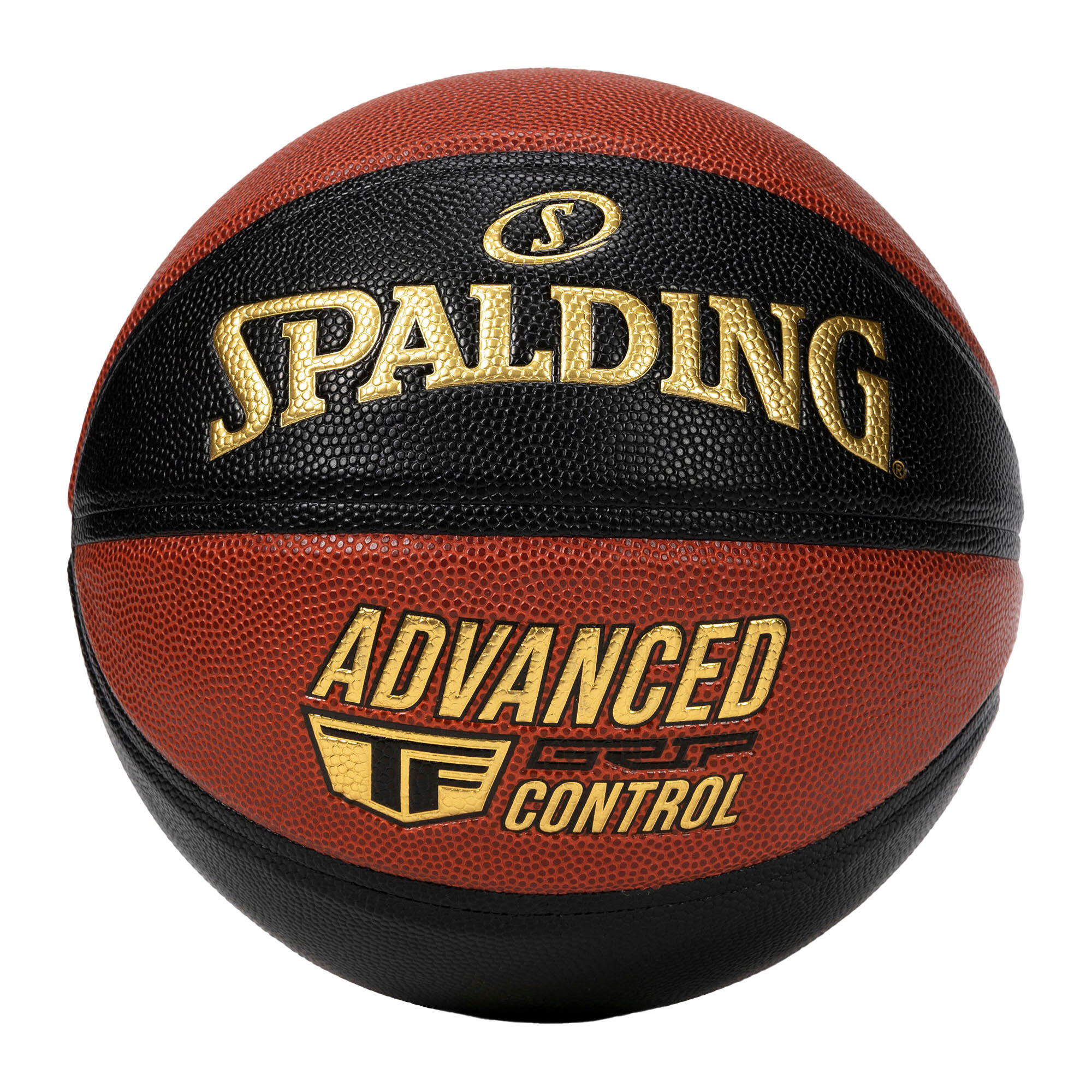 Pallone da basket Spalding Advanced Grip Control arancione/nero misura 7 4/4