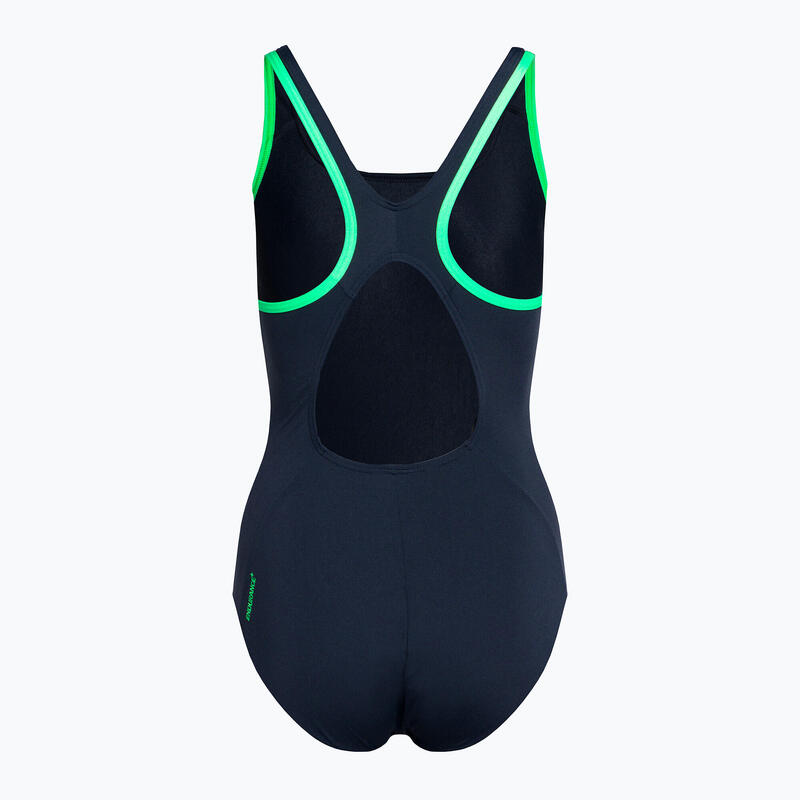 Maillot de bain une pièce Speedo Boom Logo Splice Muscleback pour femmes