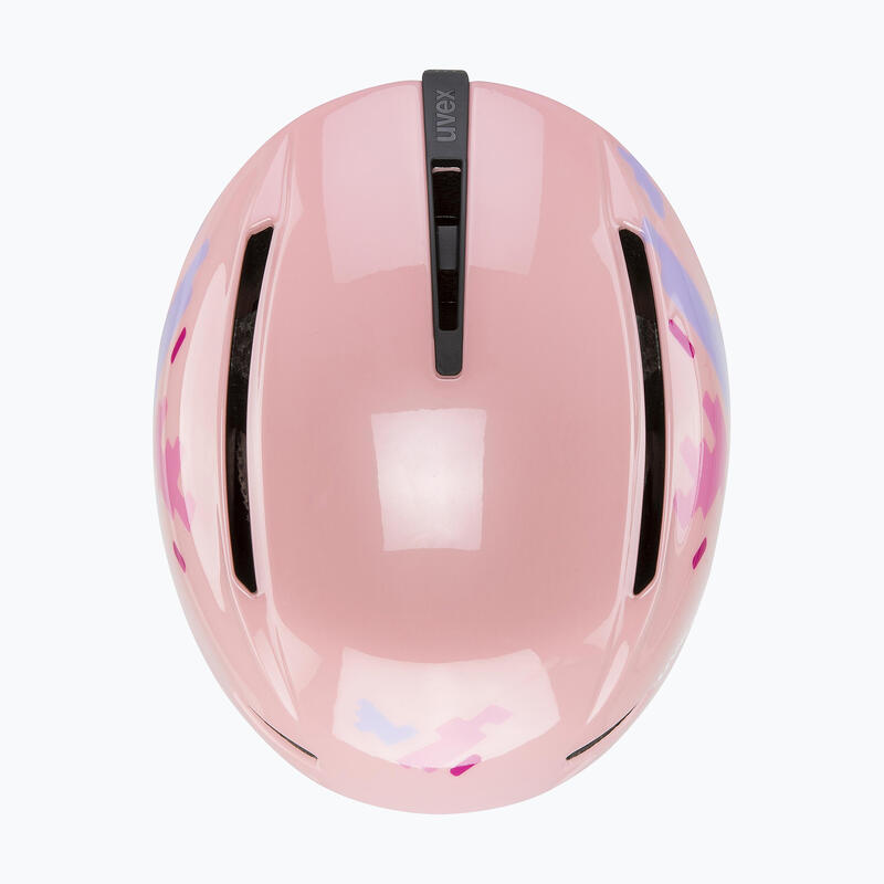 Casco da sci per bambini UVEX Viti puzzle rosa 51-55 cm