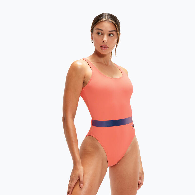 Costume intero da bagno da donna Speedo Belted Deep U-Back