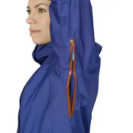 Damen wasserdichte Jacke High Point Montanus Pertex Shield, Merinowolle, Kapuze 5/7