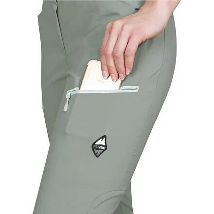 Pantaloni donna High Point Alba AirVent stretch grigio idrorepellente ECO DWR 4/5