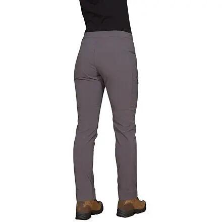 Pantaloni donna High Point Alba AirVent stretch grigio idrorepellente ECO DWR 3/5