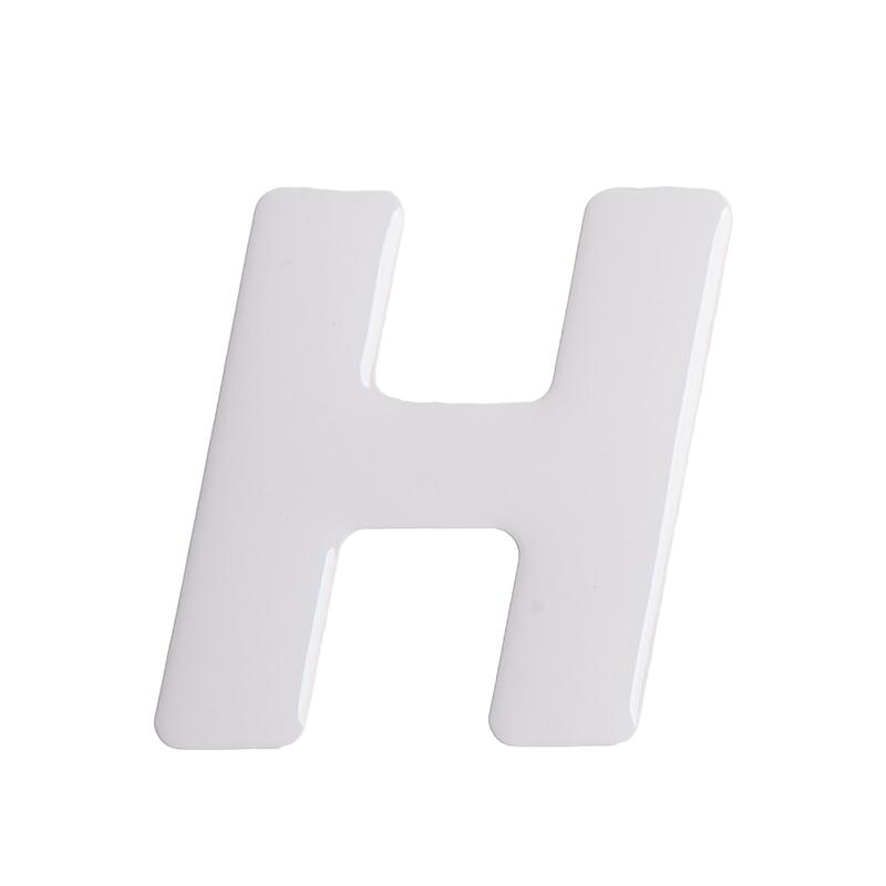 Naklejka wielkie “H” - samoprzylepna litera na pakę jeździecką