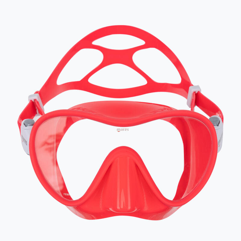 Conjunto Máscara e Tubo de Snorkeling Combo Tropical Adulto Cor de Rosa