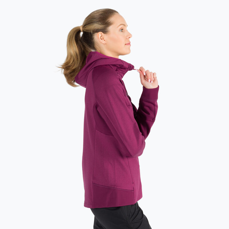 Sudadera de vellón para mujeres Jack Wolfskin Hydro Grid Fleece