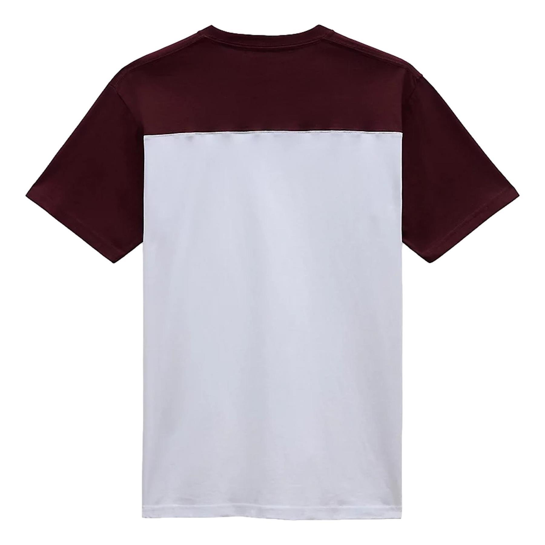 Vans - T-shirts Pour Hommes Vans Bordeaux - T-shirt Manches Courtes - Blanc|violet - Decathlon