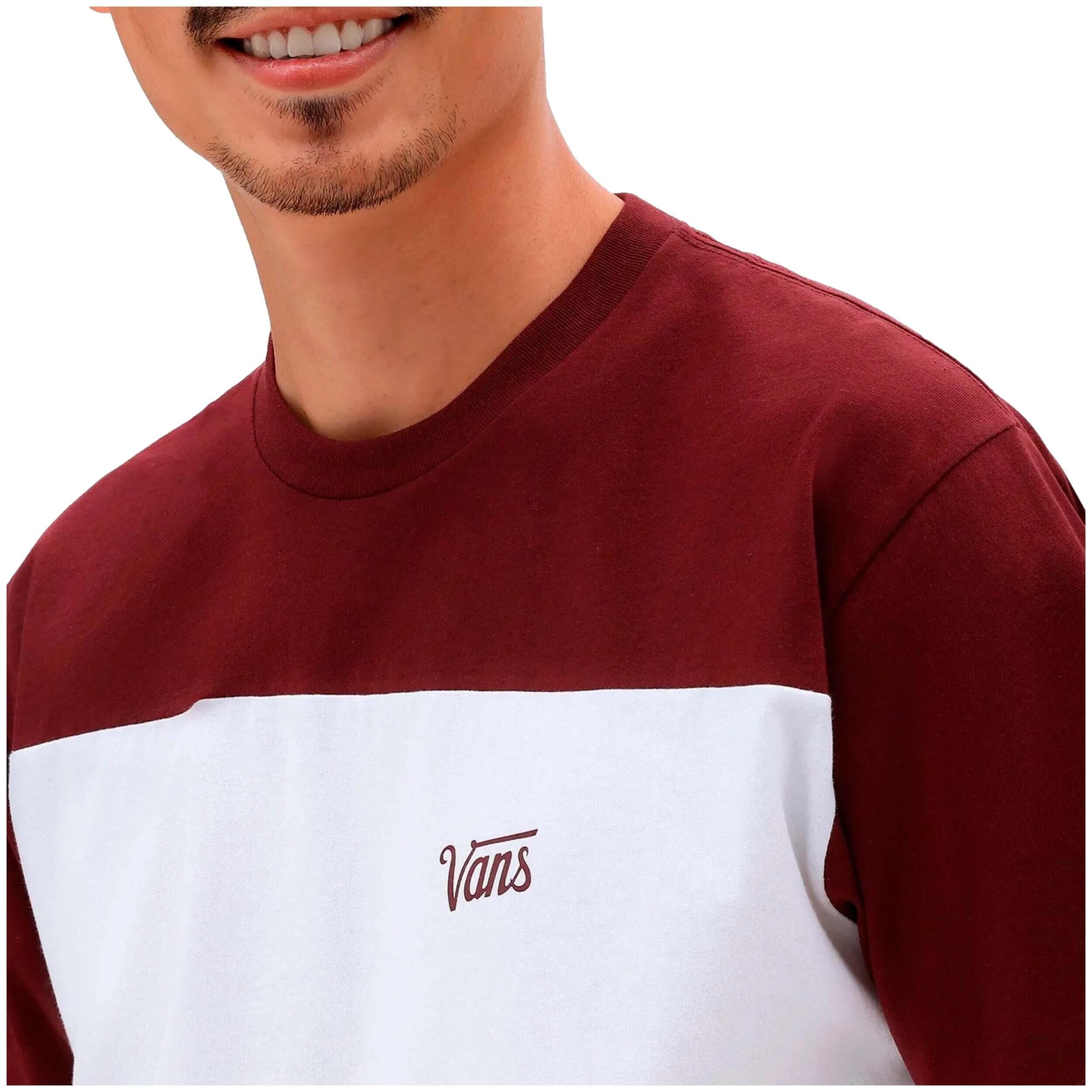 Camisetas para Hombre Vans  Granate 5/5