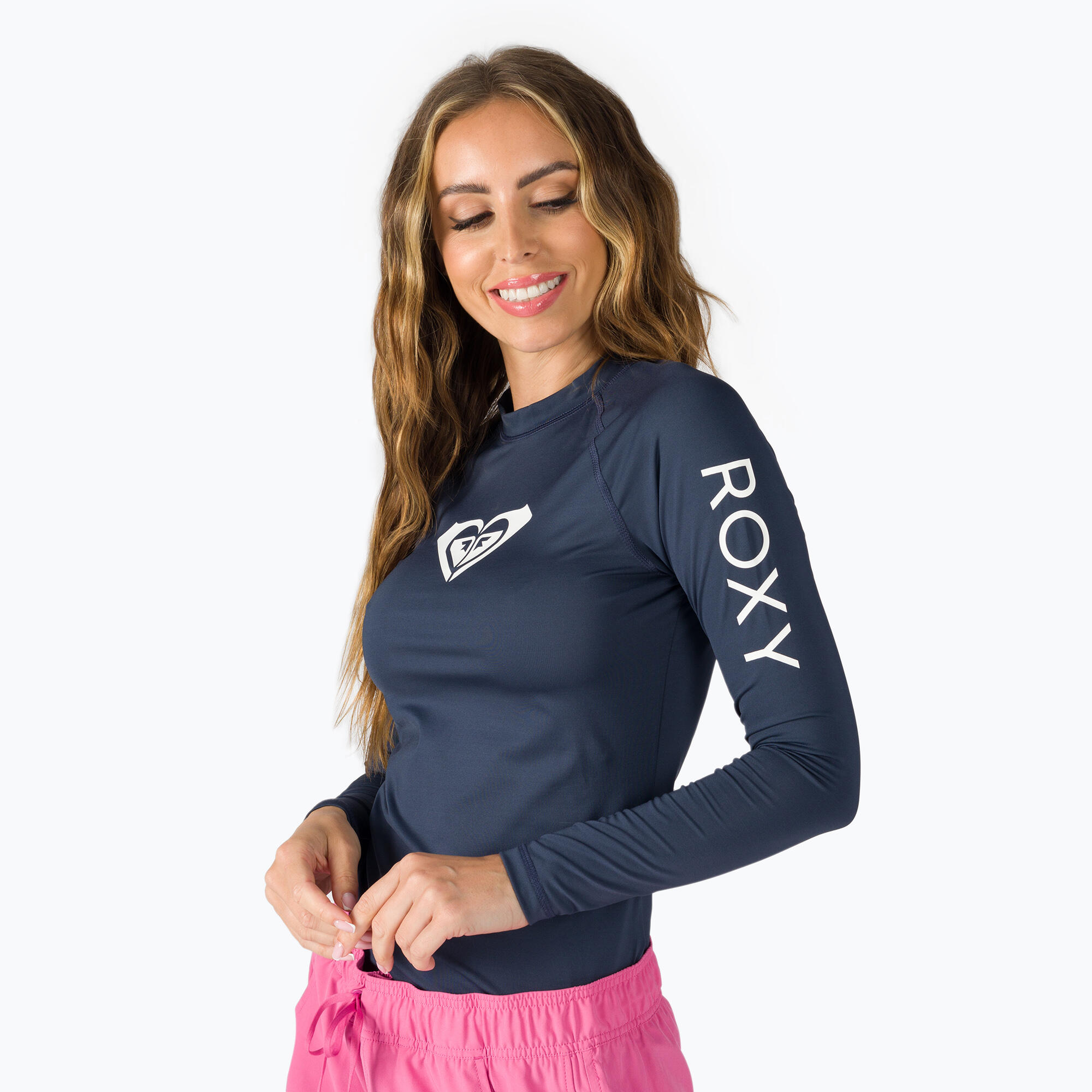 Girls 2-6 Whole Hearted Long Sleeve Rashguard 889351677105