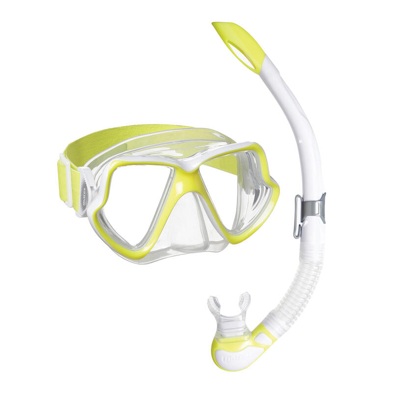 Mares Combo Wahoo Neon set de snorkel