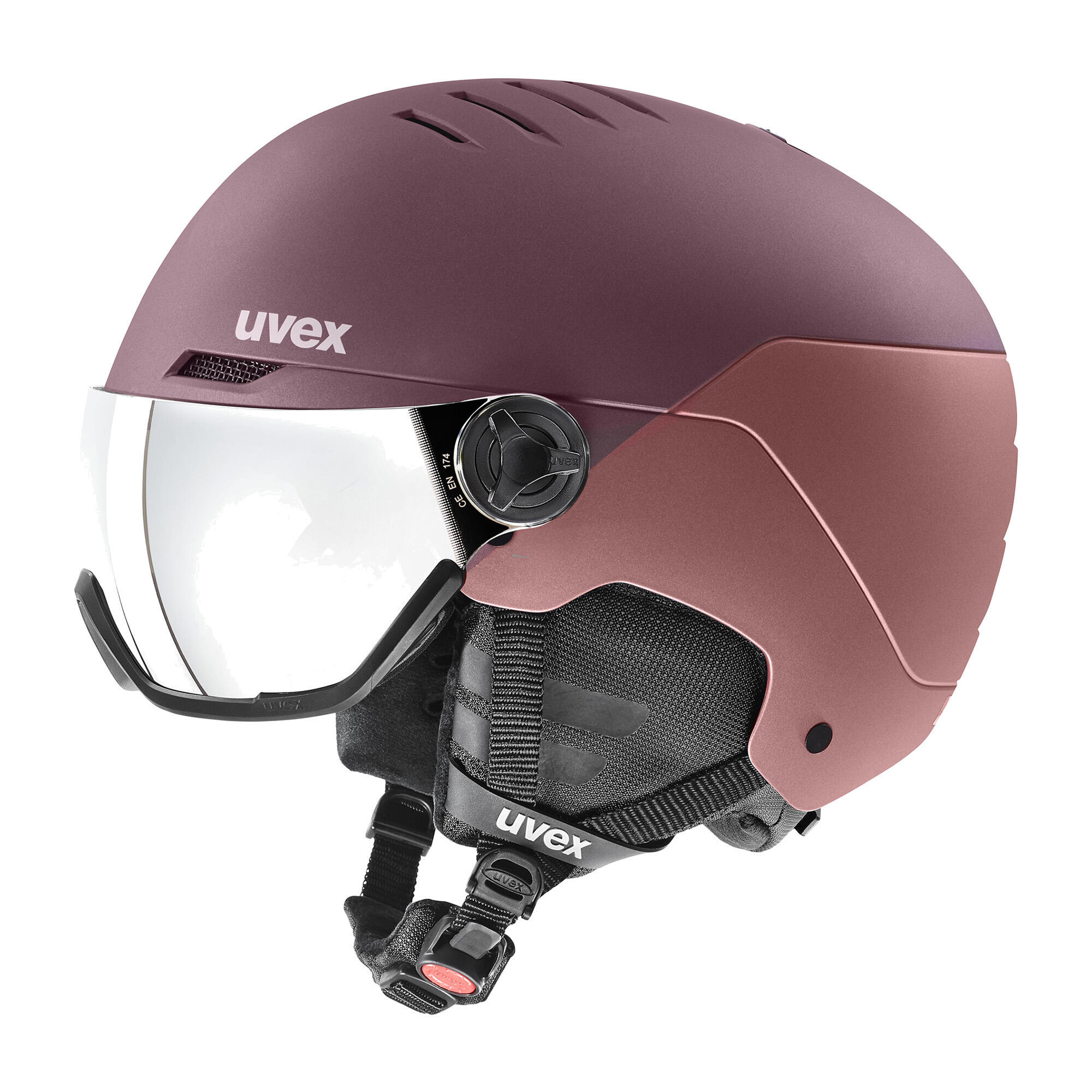 uvex wanted visor - kask narciarski unisex - z wizjerem