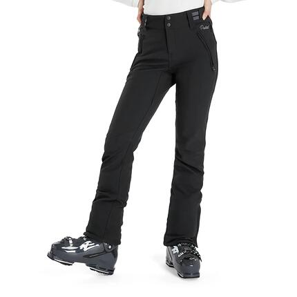 W Lole Softshell Pant - Broek - 290 true black - dames - Pisteskiën