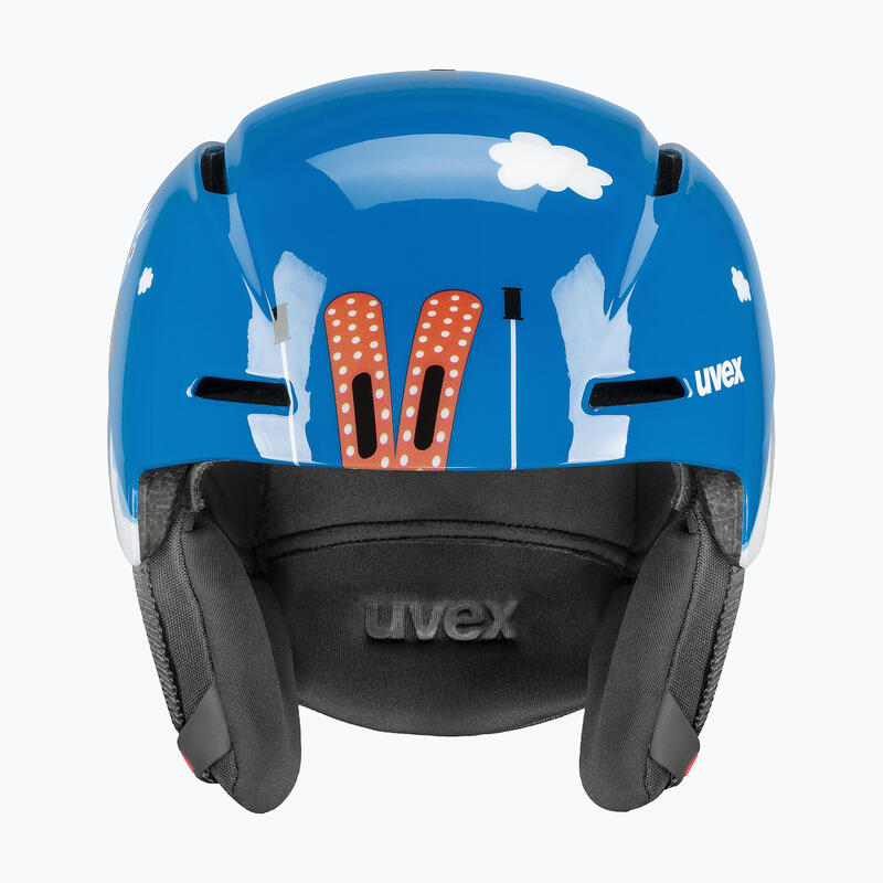 UVEX Viti blauwe beer kinderskihelm 46-50 cm