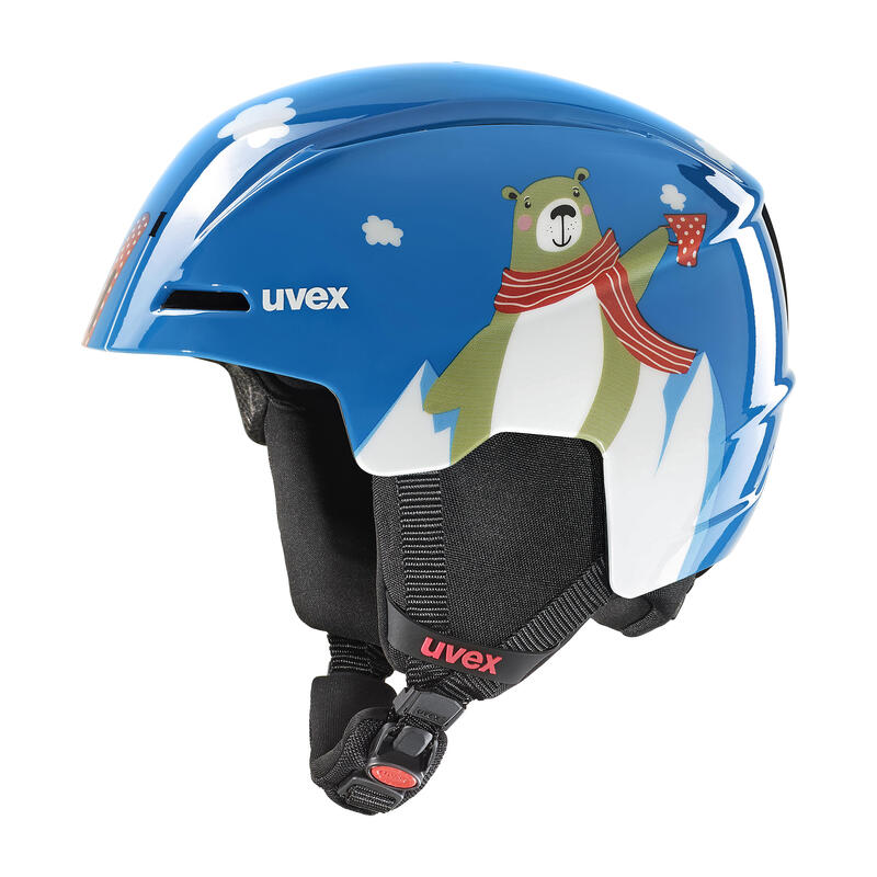 UVEX Viti blauwe beer kinderskihelm 46-50 cm