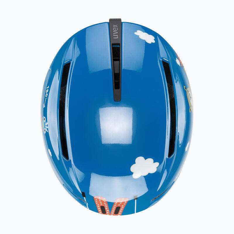 UVEX Viti blauwe beer kinderskihelm 46-50 cm