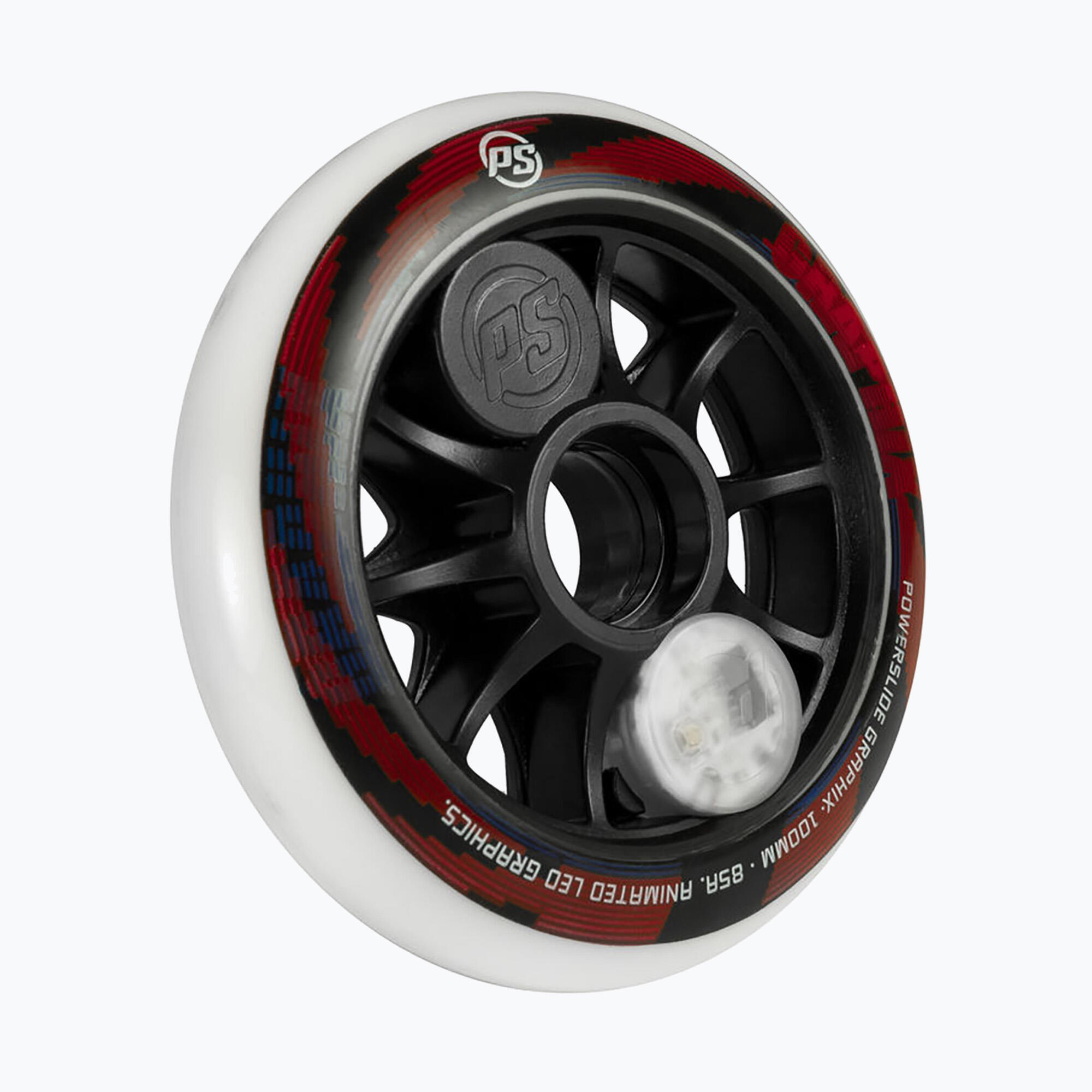 Powerslide Graphix Led Links inline skate wielen 2/5