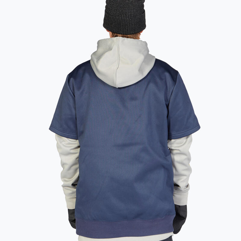 DC Dryden snowboardsweatshirt marineblauw en grijs